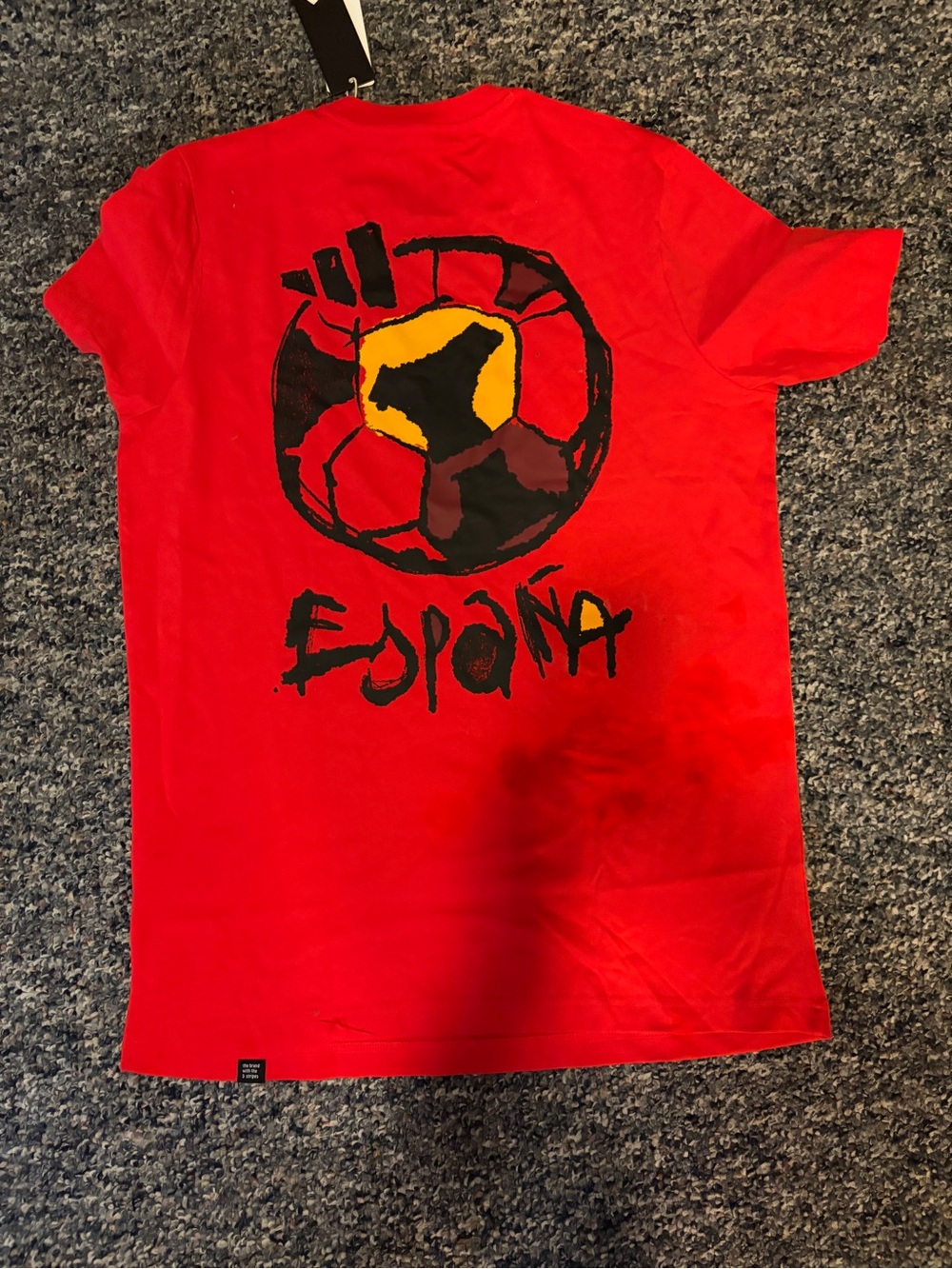 España Graphic Soccer Tee - Red Men’s Shirt